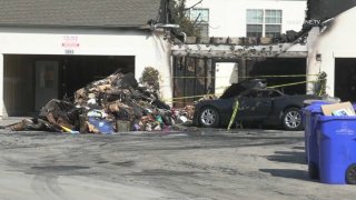 serra mesa garage fire