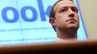 Facebook Chairman and CEO Mark Zuckerberg testifies at a House Financial Services Committee hearing in Washington, October 23, 2019.