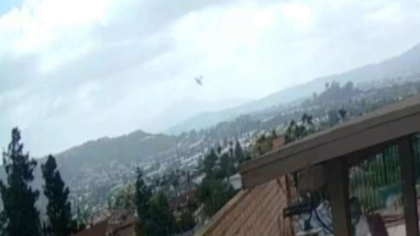 Nuevo video muestra un momento en el que un avión se estrelló y explotó en Santee