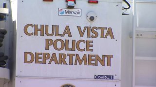 A Chula Vista Police Department truck.