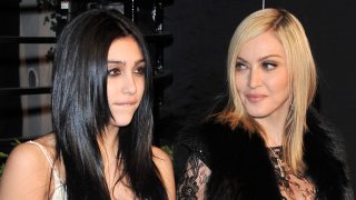 Madonna (R) and daughter Lourdes Leon