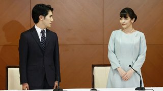 Japan's former princess Mako her husband Kei Komuro