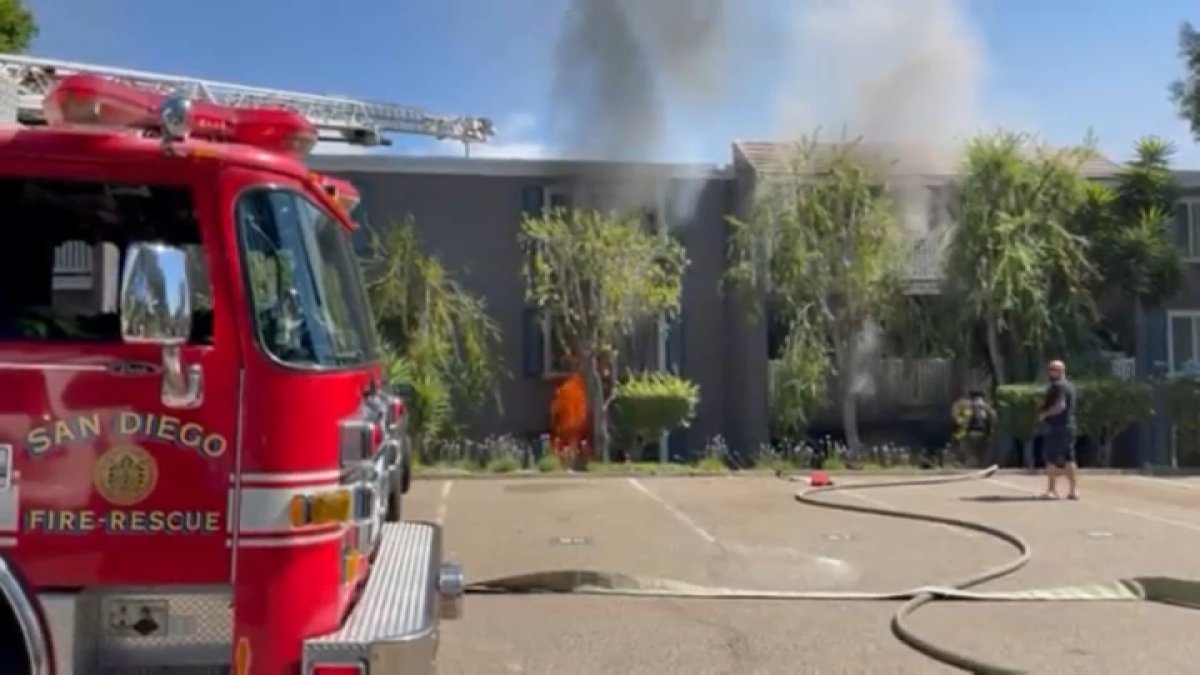 21 People Displaced in Birdland Apartment Fire, 1 Hospitalized NBC 7