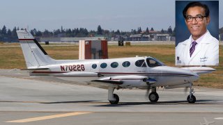 Dr. Saguta Das and his Cessna C340