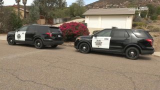 toddler shot at home in Ramona