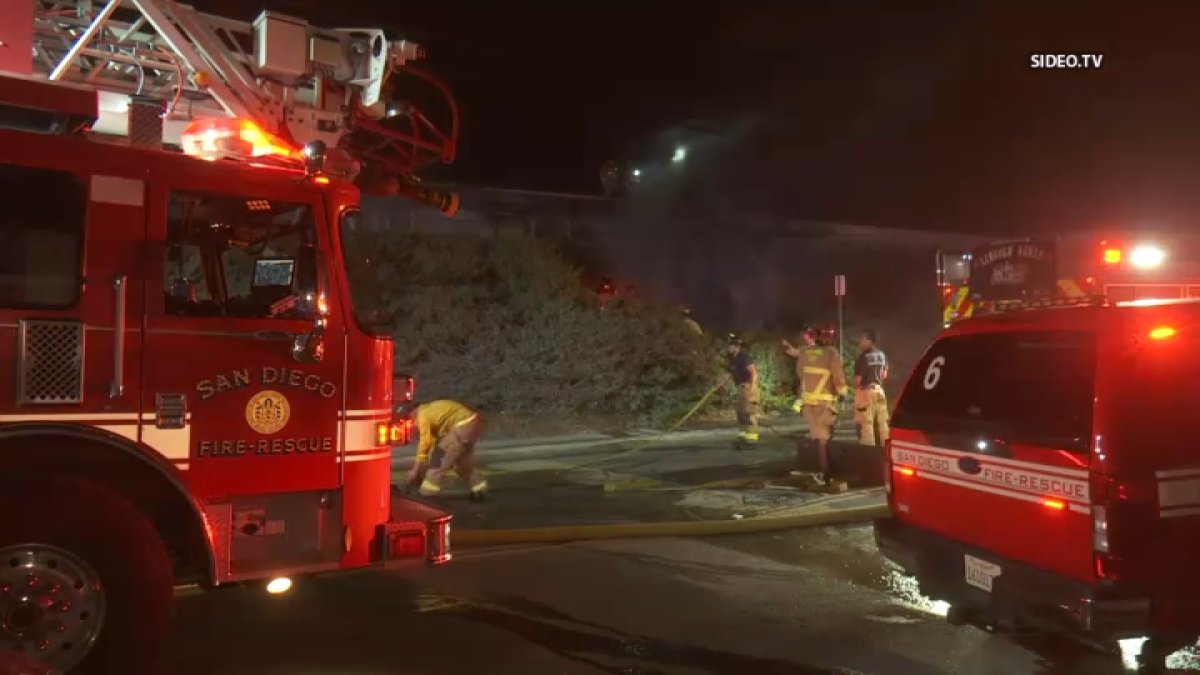 Firefighters Battle Overnight Fire at Paradise Hills School NBC 7 San