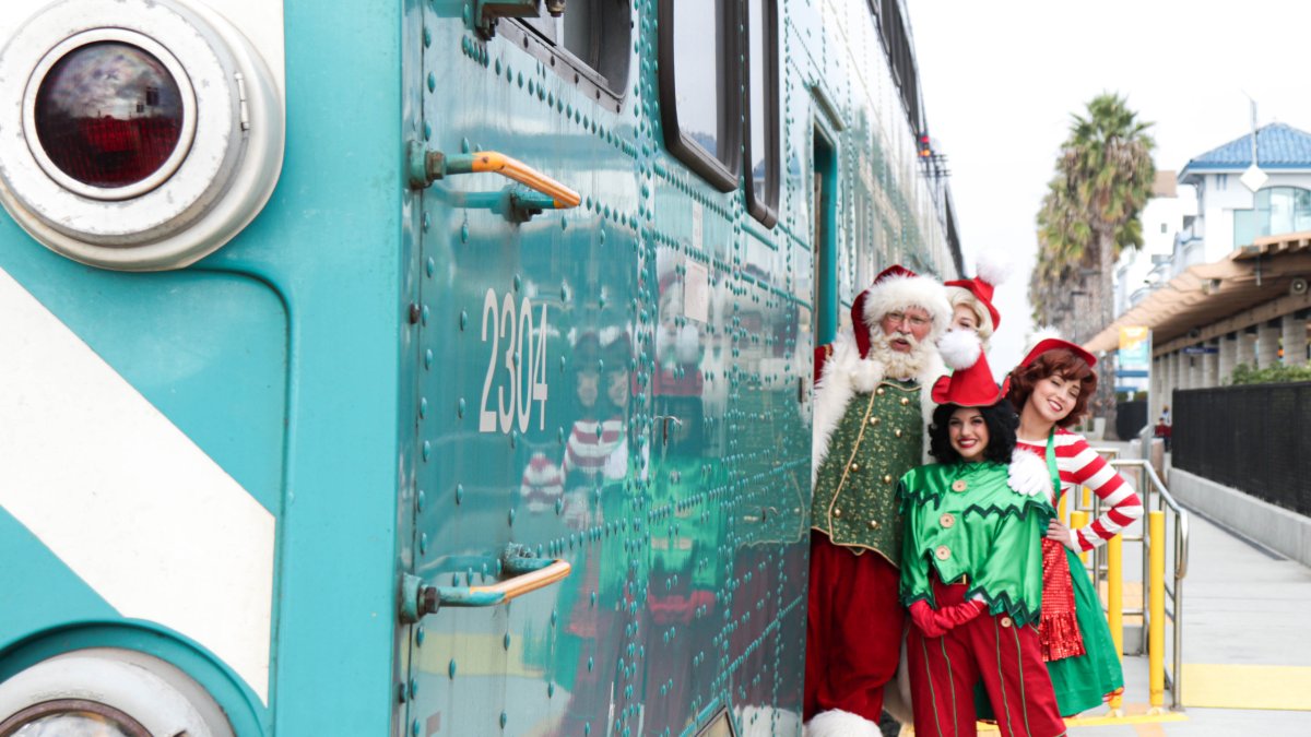 All Aboard! The North County Transit District Coaster Holiday Express