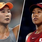 Athletes, including tennis star Naomi Osaka, right, are concerned about the disappearance of notable tennis player Peng Shuai, left, after Peng accused a Chinese former vice premier of sexual harassment on social media. Peng has not been seen in public since she made the November 2 accusation, which was swiftly deleted from Chinese social media platform Weibo.