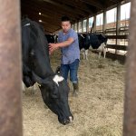 Christian, a transgender man who is seeking political asylum in the United States, at the farm in northern New England where he works.