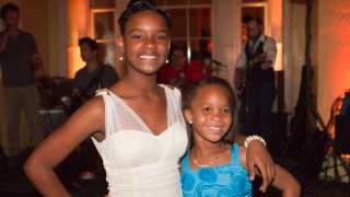 (L-R) Actresses Jonshel Alexander and Quvenzhane Wallis