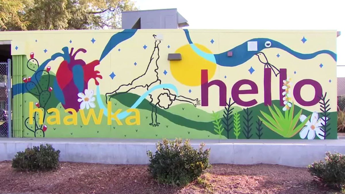 Poway 5th Graders Paint Mural Tribute to Kumeyaay People NBC 7 San Diego