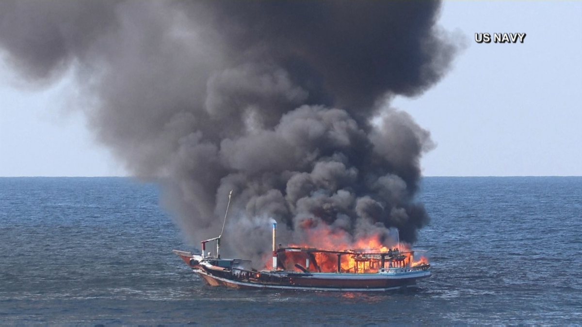 US Navy Rescues Suspected Drug Smugglers After Boat Explodes