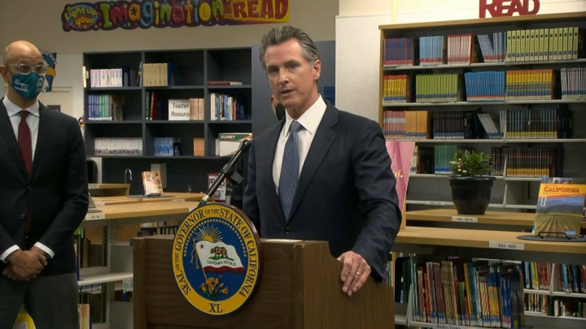 Gov. Gavin Newsom held a press conference Wednesday to address the first reported case of the Omicron variant in the state. (Dec. 1, 2021)