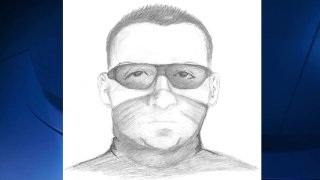 A sketch of a man deputies say attempted to kidnap a student at Roosevelt Middle School