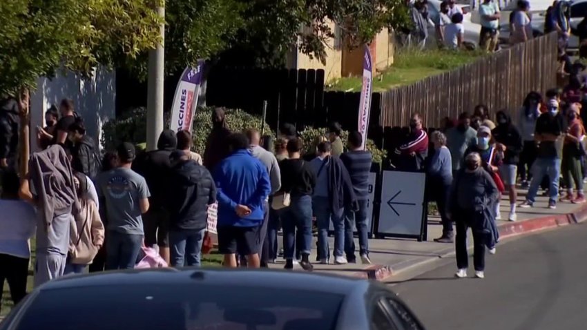 Long Lines for COVID-19 Testing Continue Into the New Year
