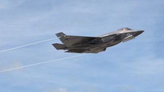 An F-35C Lightning II Joint Strike Fighter from Strike Fighter Squadron (VFA) 101, based at Eglin Air Force Base in Fort Walton Beach, Florida, takes off at Naval Air Station Key West’s Boca Chica Field November 2. VFA-101 is at NAS Key West to train and qualify F-35C aircrew and maintenance professionals to operate safely and effectively as part of a Carrier Strike Group at sea. NAS Key West is a state-of-the-art facility for air-to-air combat fighter aircraft of all military services and provides world-class pierside support to U.S. and foreign naval vessels. (U.S. Navy Photo by Petty Officer 2nd Class Cody R. Babin/Released 2016)