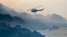 Colorado fire breaks out in Big Sur