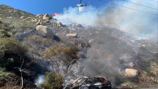 Wildcat Canyon Fire on Jan. 24.