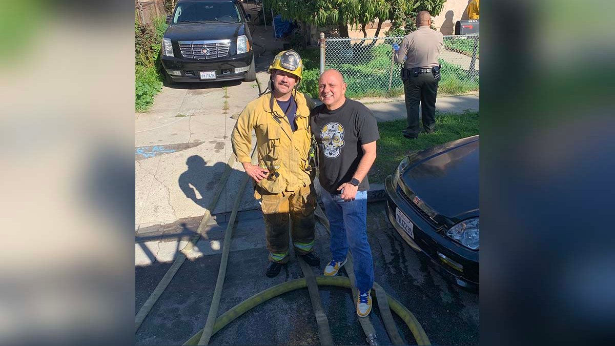 Firefighter on Way to Rams Game Rescue Woman, Dog From Fire – NBC 7 San Diego - Vimarsana News