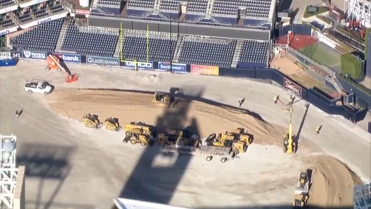 Petco Park Trades Diamond for 26 Million Pounds of Dirt Ahead of