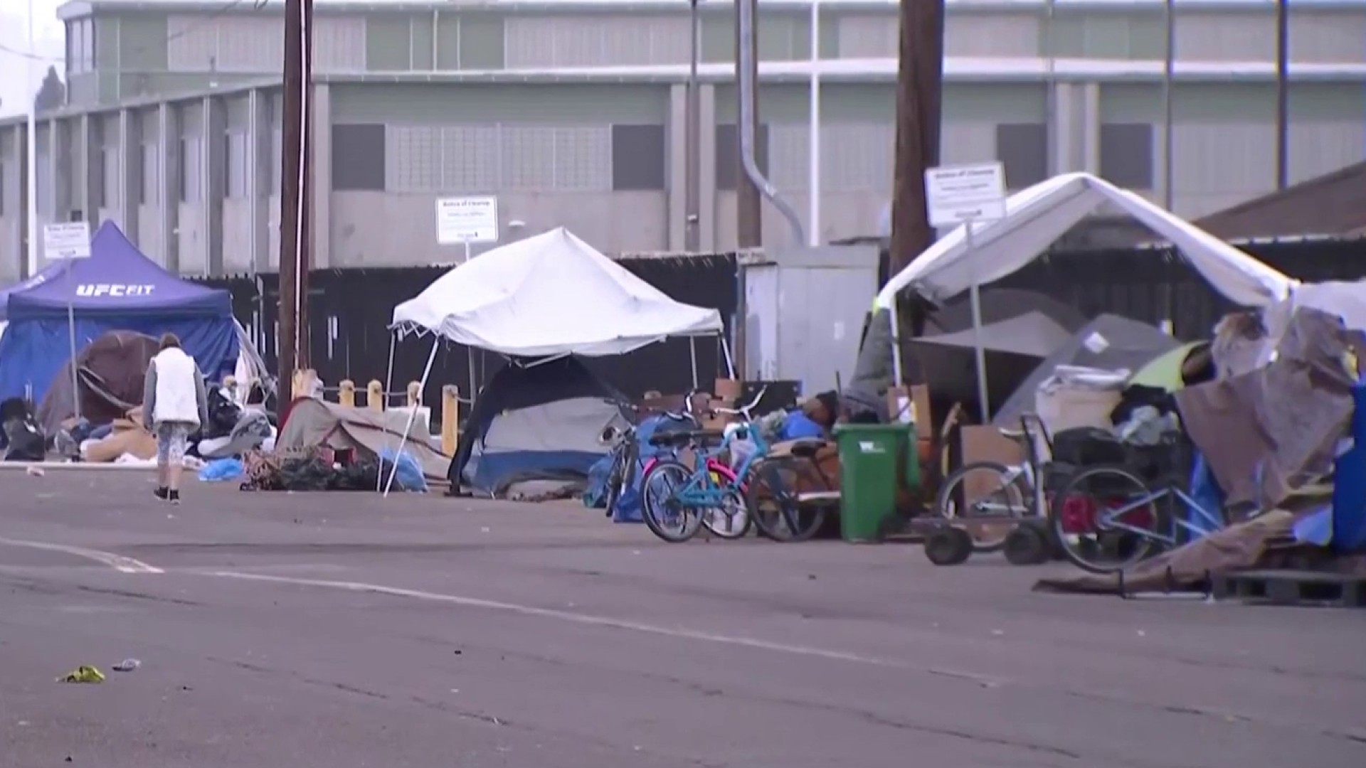 Homeless Advocates Challenging San Diego's Enforcement at Midway District  Encampment