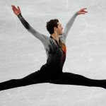 Jason Brown competes in the men's free skate