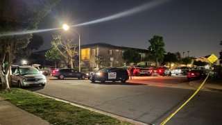 An investigation is underway in El Cajon on Wednesday, Feb. 17, 2022 following a shooting involving a sheriff's deputy.