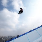 Shaun White of Team United States performs a trick during the Men's Snowboard Halfpipe Qualification on day five of the 2022 Winter Olympic Games at Genting Snow Park on Feb. 9, 2022, in Zhangjiakou, China.
