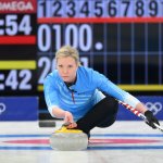 Nina Roth of Team United States competes against Team ROC during the Women's Round Robin at the 2022 Winter Olympic Games, Feb. 10, 2022, in Beijing. Team USA advanced past the ROC to take on Denmark for the second round robin session.