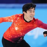 Nathan Chen skates during the Men Single Skating Free Skating