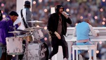 Eminem, with Anderson Paak on drums