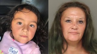 Jolyn Gutierrez (left) and Wendy Gutierrez (right). Deputies say the mother does not have custody of the child but took her from her school on Feb. 22, 2022.
