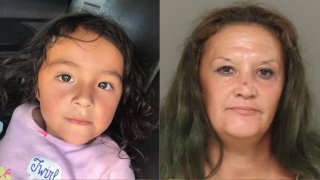 Jolyn Gutierrez (left) and Wendy Gutierrez (right). Deputies say the mother does not have custody of the child but took her from her school on Feb. 22, 2022.