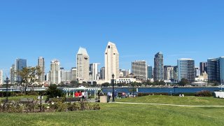 A photo of Centennial Park in Coronado taken Feb. 14, 2022.