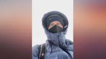 NBC 7 Anchor Steven Luke takes a selfie while bundled up at the Winter Olympics in Beijing, Feb. 16, 2022.