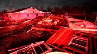 A tornado tore through parts of New Orleans