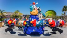 A peek at Elmo's Rockets at Sesame Place San Diego.