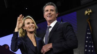Democratic Gubernatorial Candidate Gavin Newsom Holds Election Night Event In LA