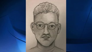 The man in the sketch is suspected of approaching a student while she was walking to school in Spring Valley on Feb. 28, 2022, the San Diego County Sheriff's Department said.