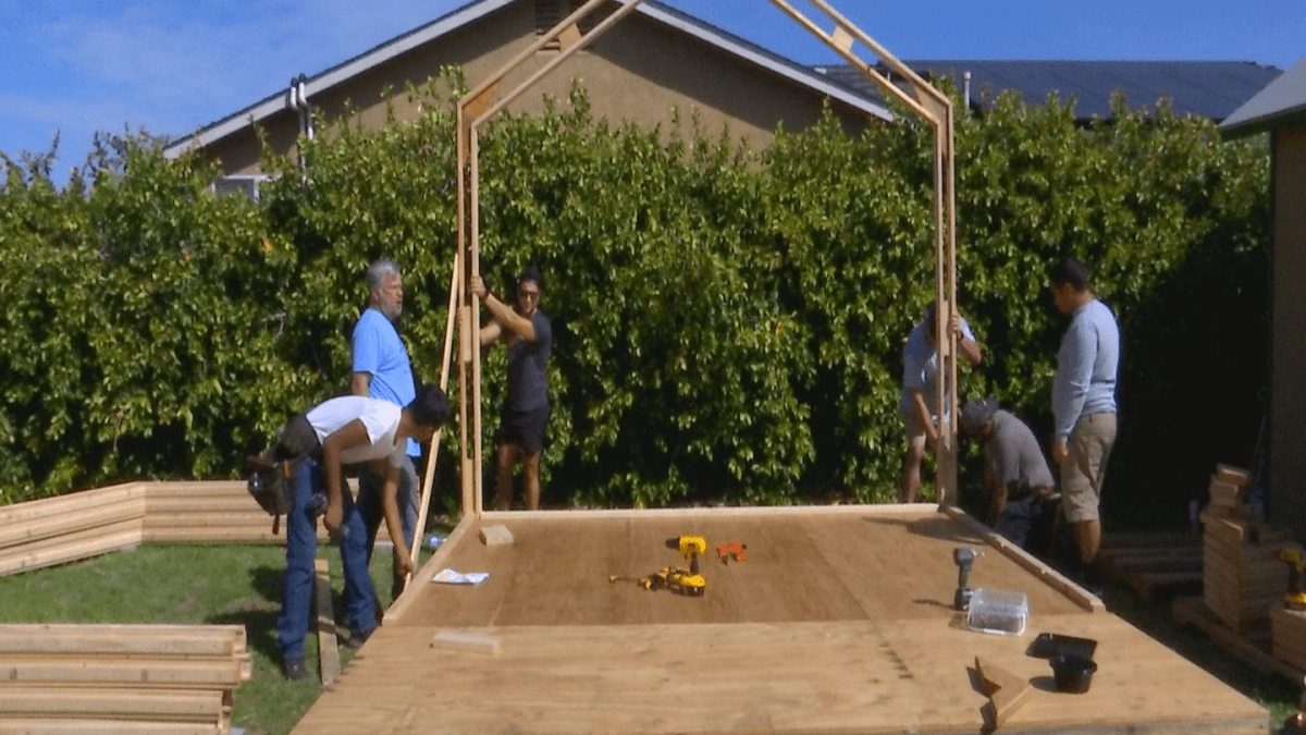Construction of Mini Cabins for Homeless Mothers Underway in El Cajon - Vimarsana News