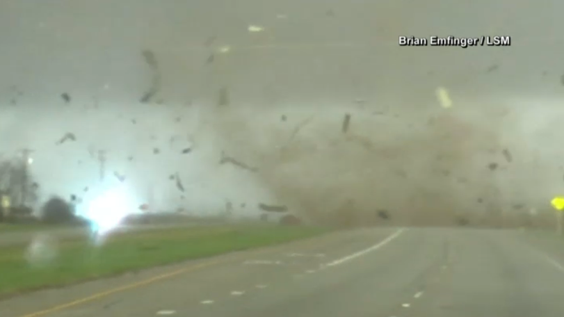 Watch: Texas Tornado Flips Truck, Driver Continues On - Vimarsana News