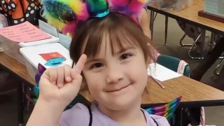 An undated image of 5-year-old Veronica Strub, a cancer patient originally from El Cajon who now lives in Phoenix.