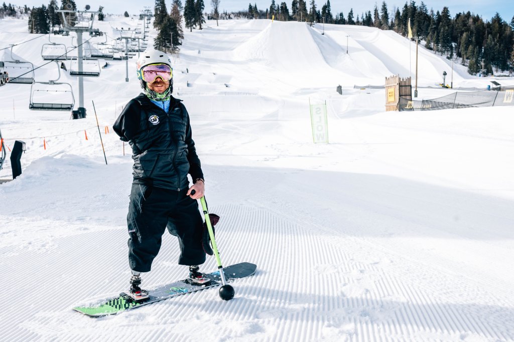 Ex-Marine and double Paralympic snowboarder Burdick accepts three