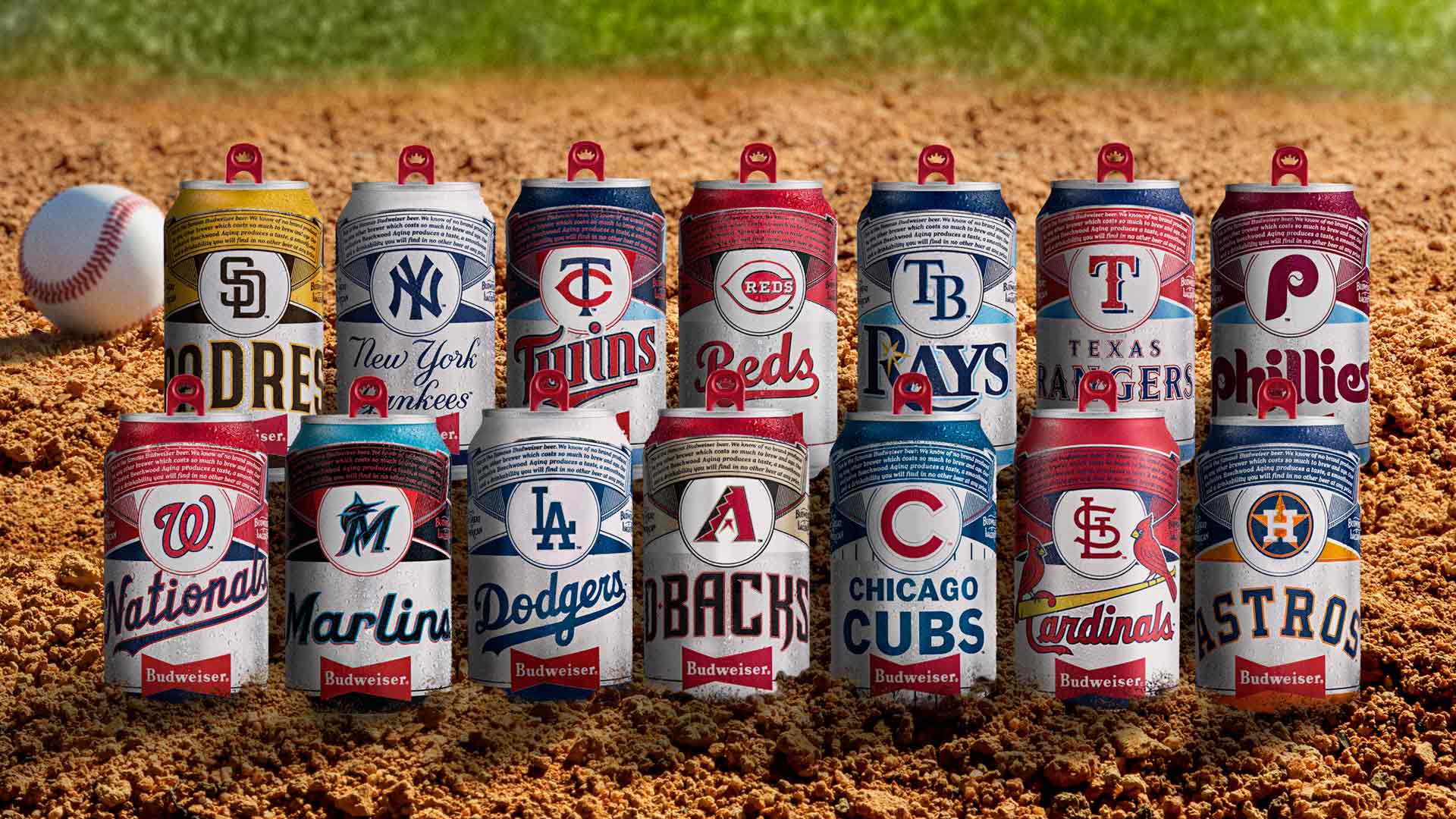 Budweiser to Release MLB Team Cans for 2022 – NBC 7 San Diego