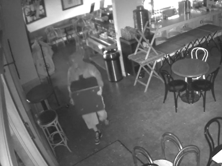 Security Footage Shows Man Burglarizing Sabre Springs Bakery - Vimarsana News