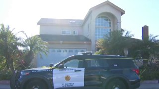 The home in Egger Highlands where 68-year-old Malia Henderson was found unconscious and unresponsive the back seat of her vehicle.