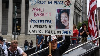 Rallies Held In New York City Protest Against Political Imprisonment