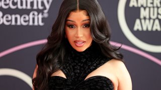Cardi B attends the 2021 American Music Awards