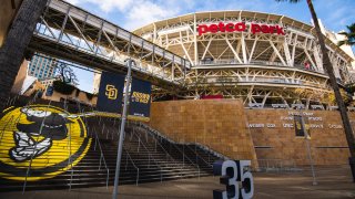 March 18, 2020, San Diego, CA: Scenic photos of the exterior of the ballpark at Petco Park in San Diego, California on Wednesday, March 18th, 2020.(Photo by Matt Thomas/San Diego Padres)