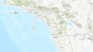 USGS reports on its website a preliminary magnitude 4.0 earthquake occurred at 9:48 p.m. off the coast of San Clemente.